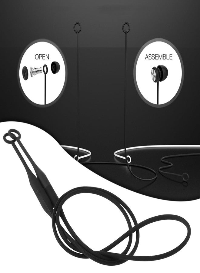 أوتوتك حبل تعليق مغناطيسي لسماعات الأذن من OTOTEC متوافق مع سماعات الأذن المغناطيسية القابلة للإزالة من السيليكون من نوع Loop Quiet/Engage/Experience، لون أسود - Image 3